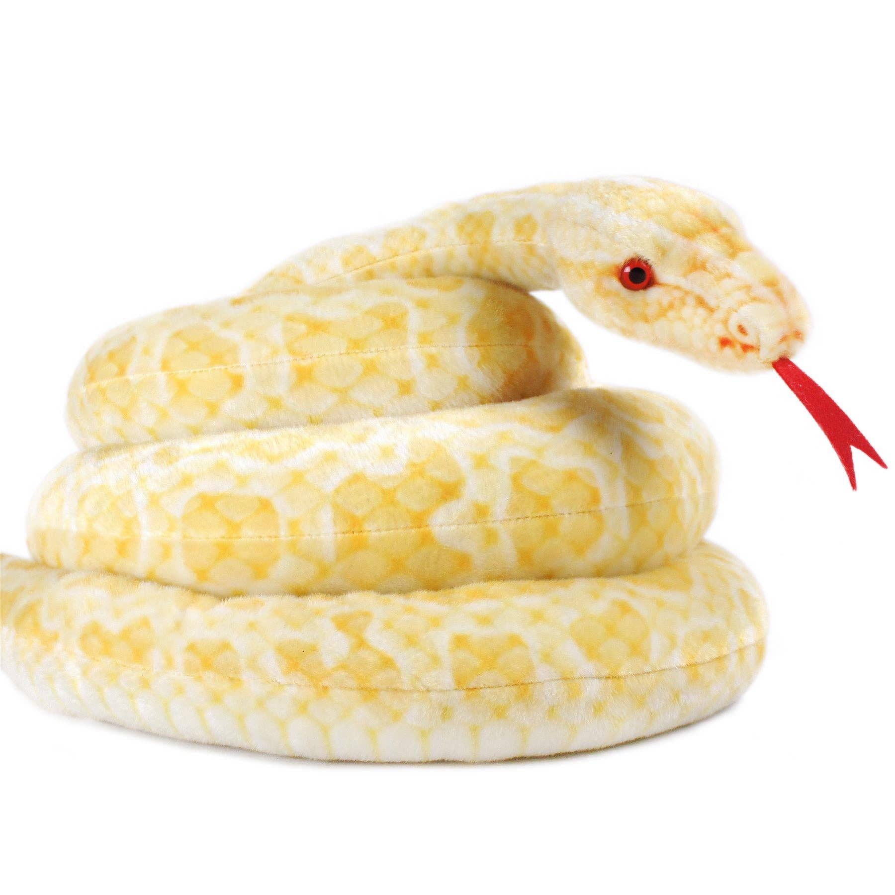 Alba The Albino Burmese Python | 100 Inch Stuffed Animal Plu